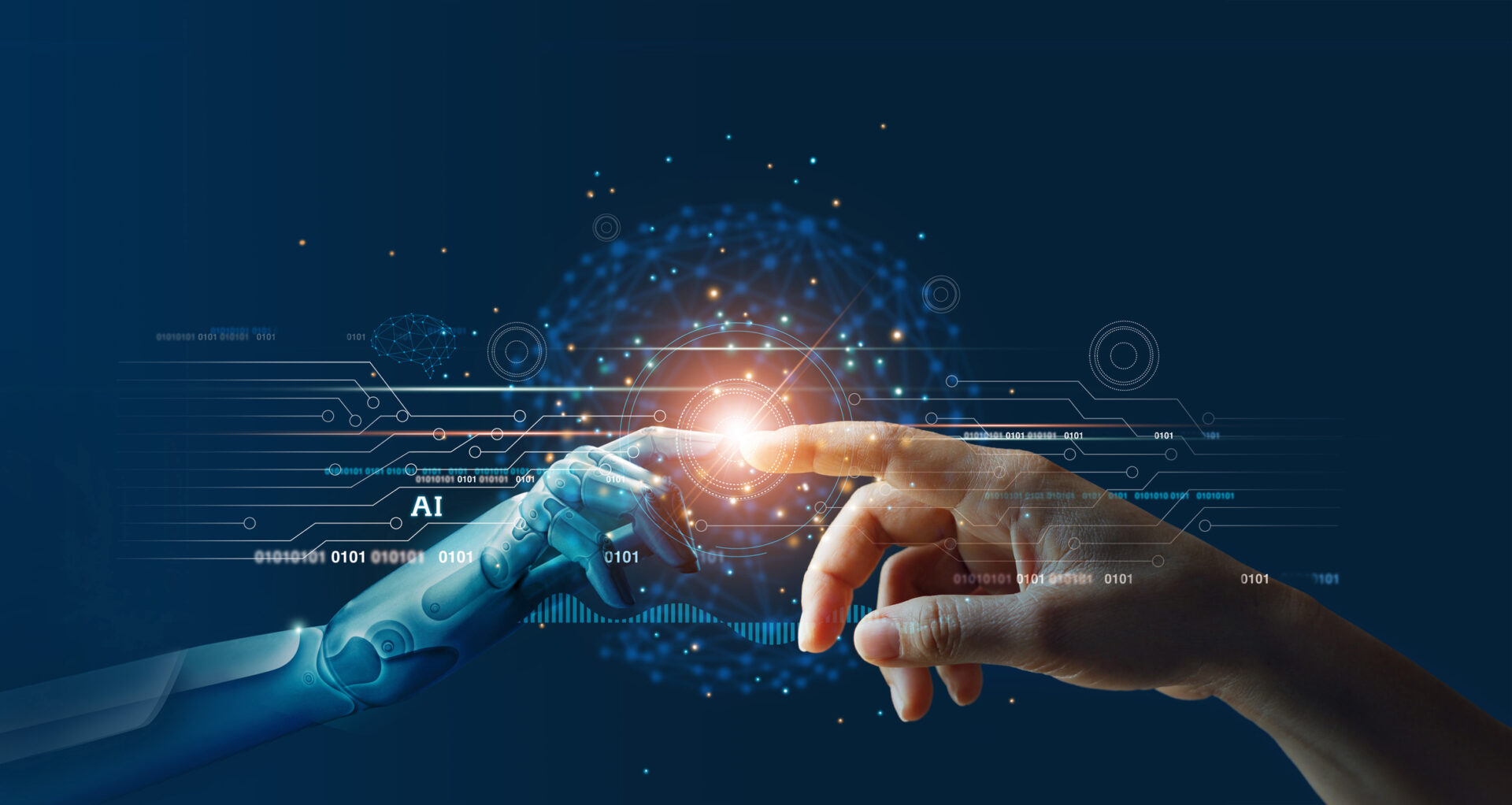 Digital interface between human and robot